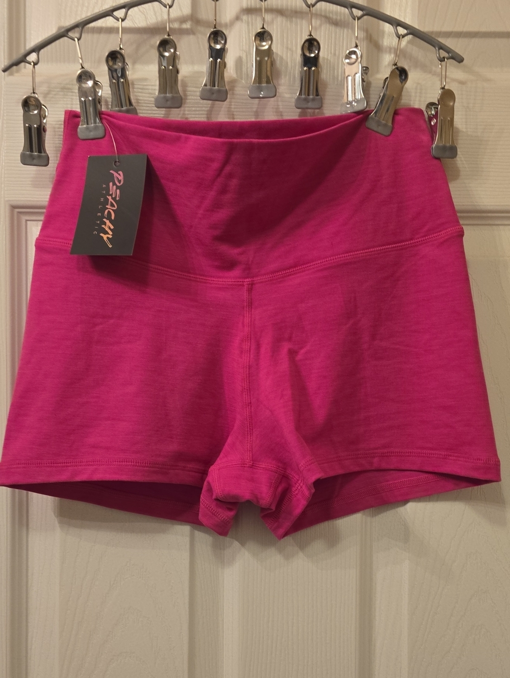 Peachy Athletic Neon Squat-Proof Gym Shorts